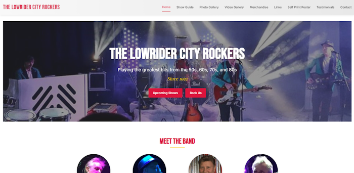 The Lowrider City Rockers Website